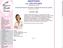 Tablet Screenshot of abortiontampa.com
